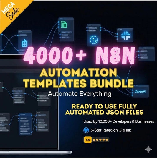Master AI & Automation with 4,000+ N8N Workflows Templates